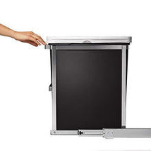 Load image into Gallery viewer, simplehuman 30 Liter / 8 Gallon Under Counter Kitchen Cabinet Pull-Out Trash Can, Heavy-Duty Steel Frame
