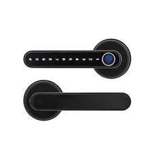 Load image into Gallery viewer, Laxre Fingerprint Smart Lock,Touchscreen Room Door Lock, Phone App Digital Lever Lock, Bluetooth Door knob,Keyless Entry Front Door Lock with keypad, USB Charging for Home&amp;Hotel&amp;Office&amp;Interior Door
