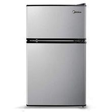 Load image into Gallery viewer, Midea 3.1 Cu. Ft. Compact Refrigerator, WHD-113FSS1 - Stainless Steel
