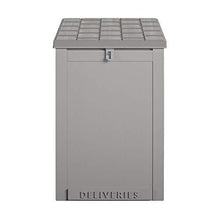 Load image into Gallery viewer, Cosco Outdoor Living 88333GCG1E, Large Lockable Package Delivery and Storage Box, 6.3 Cubic feet, Light Gray BoxGuard
