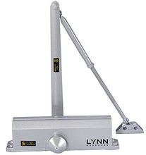 Load image into Gallery viewer, Medium/Heavy Duty Designer Commercial Door Closer - LYNN Hardware DC7016 (US26D Aluminum) Surface Mounted, Grade 1- ADA &amp; UL 3 Hour Fire Rated, Adjustable Size 1-6 for entrances &amp; Aluminum storefronts

