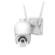 Load image into Gallery viewer, Pan Tilt Battery Powered Wireless Security Camera Outdoor 355° 2.4G WiFi Home Surveillance System with Spotlight Color Night Vision and Motion Detection-Soliom S800
