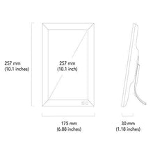 Load image into Gallery viewer, NIX 10.1 Inch Digital Picture Frame (Non-WiFi) - Portrait or Landscape Stand, HD Resolution, Auto-Rotate, Remote Control - Mix Photos and Videos in The Same Slideshow
