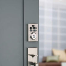 Load image into Gallery viewer, Kwikset 99140-019 SmartCode 914 Modern Contemporary Smart Lock Keypad Electronic Deadbolt With SmartKey Security and Z-Wave Plus, Satin Nickel

