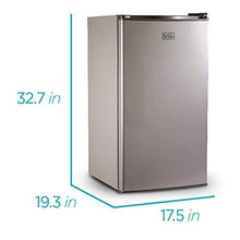 Load image into Gallery viewer, BLACK+DECKER BCRK32V Compact Refrigerator Energy Star Single Door Mini Fridge with Freezer, 3.2 Cubic Ft., VCM

