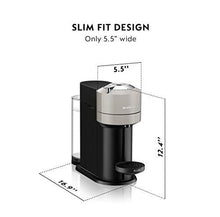 Load image into Gallery viewer, Nespresso Vertuo Next Coffee &amp; Espresso Machine NEW by Breville, Light Grey, Compact, Single Serve, One Touch to Brew, Coffee Maker &amp; Espresso Machine
