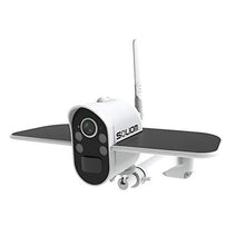 Load image into Gallery viewer, Wireless Rechargeable Battery Powered Solar Outdoor Security Camera Home Surveillance WiFi Camera with Spotlight Color Night Vision,Motion Activated,2-Way Audio and IP66 Waterproof - Soliom S100
