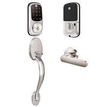 Load image into Gallery viewer, Yale Security B-YRD226-ZW-JX-619 Yale Assure Lock Z-Wave With Jamestown Works with Ring Alarm, Smartthings, and Wink Smart Touchscreen Deadbolt with Matching Handleset, Satin Nickel
