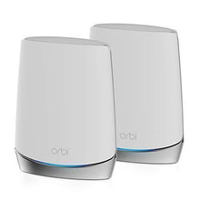 Load image into Gallery viewer, NETGEAR Orbi Whole Home Tri-band Mesh WiFi 6 System (RBK752) – Router with 1 Satellite Extender | Coverage up to 5,000 sq. ft. and 40+ Devices | AX4200 (Up to 4.2Gbps)
