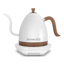 Load image into Gallery viewer, Brewista | Artisan 1.0L Electric Gooseneck Kettle | Electric Water Kettle For Pour Over Coffee (All White (Pearl))
