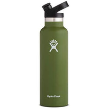 Load image into Gallery viewer, Hydro Flask 21 oz Water Bottle, Sport Cap - Olive
