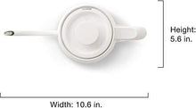 Load image into Gallery viewer, BALMUDA The Kettle | Electric Lightweight Gooseneck Kettle | Stainless Steel | 0.6L (20fl oz) Capacity | Neon Light Indicator | Perfect for Tea and Coffee | K02H-WH | White | US Version
