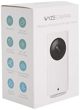 Load image into Gallery viewer, Wyze Cam Pan 1080p Pan/Tilt/Zoom Wi-Fi Indoor Smart Home Camera with Night Vision, 2-Way Audio, Works with Alexa &amp; the Google Assistant, White - WYZECP1

