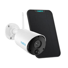 Load image into Gallery viewer, Solar WiFi Camera Security Outdoor, 100% Wire-Free, Wireless Battery Powered, 1080p, 2-Way Talk, Night Vision, PIR Motion Detection, Works with Alexa, REOLINK Argus Eco with Solar Panel
