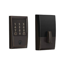 Load image into Gallery viewer, Schlage BE489WB CEN 716 Encode Deadbolt Smart Lock | WiFi Touchscreen Keypad, Aged Bronze
