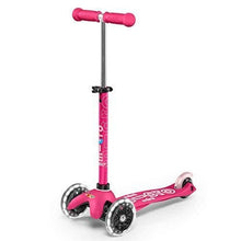 Load image into Gallery viewer, Micro Kickboard - Mini Deluxe LED - Three Wheeled, Lean-to-Steer Swiss-Designed Micro Scooter for Toddlers &amp; Children with Motion-Activated Light-Up Wheels for Ages 2-5 (Pink)
