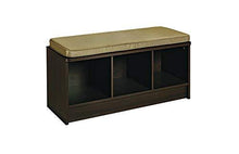 Load image into Gallery viewer, ClosetMaid 1570 Cubeicals 3-Cube Storage Bench, Espresso
