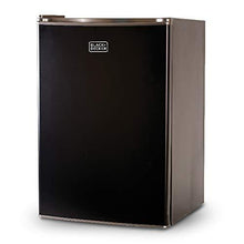 Load image into Gallery viewer, BLACK+DECKER BCRK25B Compact Refrigerator Energy Star Single Door Mini Fridge with Freezer, 2.5 Cubic Feet, Black
