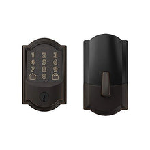 Load image into Gallery viewer, Schlage Lock Company BE489WB CAM 716 Schlage Encode Deadbolt Smart Lock | WiFi Touchscreen Keypad, Aged Bronze
