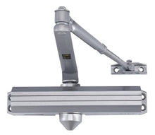 Load image into Gallery viewer, Medium/Heavy Duty Designer Commercial Door Closer - LYNN Hardware DC7016 (US26D Aluminum) Surface Mounted, Grade 1- ADA &amp; UL 3 Hour Fire Rated, Adjustable Size 1-6 for entrances &amp; Aluminum storefronts
