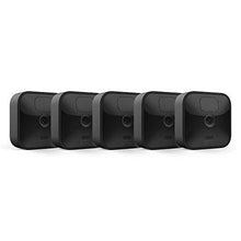 Load image into Gallery viewer, Blink Outdoor – wireless, weather-resistant HD security camera with two-year battery life and motion detection, set up in minutes – 5 camera kit
