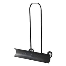 Load image into Gallery viewer, The Snowcaster 70SNC 36-Inch Heavy Duty Bi-Directional Wheeled Snow Pusher, Black
