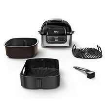 Load image into Gallery viewer, Ninja Foodi AG301 5-in-1 Indoor Electric Countertop Grill with 4-Quart Air Fryer, Roast, Bake, Dehydrate, and Cyclonic Grilling Technology
