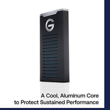 Load image into Gallery viewer, G-Technology 500GB G-DRIVE mobile SSD Durable Portable External Storage - USB-C (USB 3.1), Up to 560 MB/s - 0G06052-1, black
