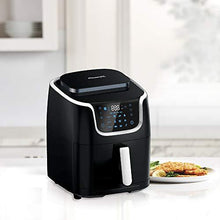 Load image into Gallery viewer, PowerXL Air Fryer Steamer 7 QT 10-in-1 XL Vegetable Steamer and Air Fryer Combo, Toast, Bake, Roast, Broil, Dough Proofing, Warm, Defrost, ST006, Black (7 QT)
