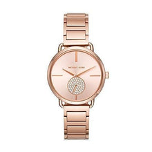 Load image into Gallery viewer, Michael Kors Women's Portia Rose Gold-Tone Watch MK3640
