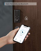Load image into Gallery viewer, eufy Security Keyless Entry Door Lock, App Control, Bluetooth Electronic Deadbolt, BHMA Certified, IPX3 Weatherproof Protection, Compatible with Wi-Fi Bridge (Sold Separately)
