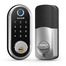 Load image into Gallery viewer, hornbill Deadbolt Lock, Smart Lock Front Door, Keyless Entry Door Lock Fingerprint Door Lock with Biometric Touchscreen Keypad, Digital WiFi Exterior Door Locks Work with Alexa and Google Assistant
