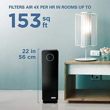 Load image into Gallery viewer, GermGuardian True HEPA Filter Air Purifier, UV Light Sanitizer, Eliminates Germs, Filters Allergies, Pets, Pollen, Smoke, Dust, Mold, Odors, Quiet 22 inch, 5-in-1 Air Purifier for Home, Black
