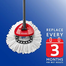Load image into Gallery viewer, O-Cedar Easywring Microfiber Spin Mop &amp; Bucket Floor Cleaning System with 3 Extra Refills
