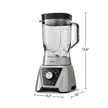 Load image into Gallery viewer, Oster BLSTTSCB2000 Texture Select Settings Pro Blender with 2 Blend-N-Go Cups and Tritan Jar, 64 Ounces, Brushed Nickel
