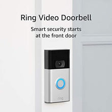 Load image into Gallery viewer, Ring Video Doorbell – newest generation, 2020 release – 1080p HD video, improved motion detection, easy installation – Satin Nickel
