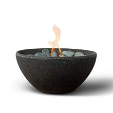 Load image into Gallery viewer, Terra Flame Tabletop Fire Bowls – Graphite Table Top Fire Bowl for Indoor and Outdoor, Portable Fireplace and Table Top Fire Pit for Patio, Basin Design Centrepiece
