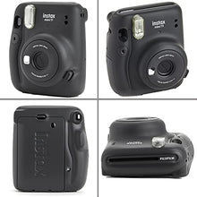 Load image into Gallery viewer, Fujifilm Instax Mini 11 Instant Camera + Instax Mini Twin Pack Film + Hanging Frames + Plastic Frames + Case + Close Up Filters - All Inclusive Bundle! (Charcoal Grey)
