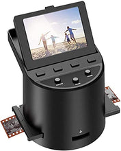 Load image into Gallery viewer, Digital Film &amp;Slide Scanner with 22MP, Converts 35mm, 126, 110, Super 8 Films, Slides, Negatives to JPEG, Tilt-Up 3.5" Large LCD, Includes Cables, Film Inserts &amp;More, MAC and PC Compatible
