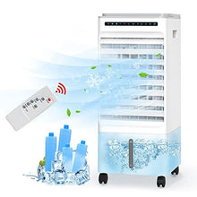 Load image into Gallery viewer, HAUEA Portable Air Conditioner 3-IN-1 Evaporative Air Cooler/ Cooling /Humification Portable Cooling Fan with 3 Speeds, 90°Oscillation, 7H Timer Remote Control &amp; LED Display for Room Home Office
