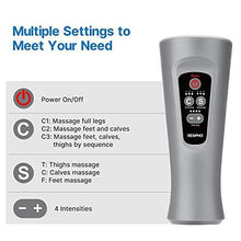 Load image into Gallery viewer, Renpho Leg Massager, Compression for Circulation and Relaxation, Foot Leg Calf Thigh Massager Machine for Home Use, Adjustable Size, with 6 Modes 4 Intensities, Fathers Day Gifts for Father Men
