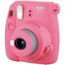 Load image into Gallery viewer, Fujifilm instax Mini 9 Instant Camera (Flamingo Pink) and instax Film Twin Pack (20 Exposures) Bundle Pink
