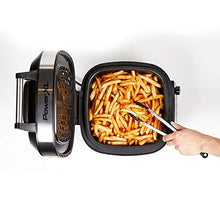 Load image into Gallery viewer, PowerXL Grill Air Fryer Combo Deluxe 6 QT 12-in-1 Indoor Grill, Air Fryer, Slow Cooker, Roast, Bake, 1550-Watts, Stainless Steel Finish
