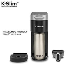 Load image into Gallery viewer, Keurig K-Slim Coffee Maker, Single Serve K-Cup Pod Coffee Brewer, 8 to 12 oz. Brew Sizes, Black
