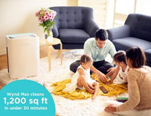 Load image into Gallery viewer, Wynd Max Room Air Purifier - App and Alexa Enabled, Smart Purification - HEPA Filter - For Use Against Allergies, Asthma, COPD – Ideal for Home, Office, Large Spaces - 1200 sqft
