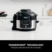 Load image into Gallery viewer, Ninja OS101 Foodi 9-in-1 Pressure Cooker and Air Fryer with Nesting Broil Rack, 5 Quart, Stainless Steel
