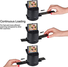 Load image into Gallery viewer, Digital Film &amp;Slide Scanner with 22MP, Converts 35mm, 126, 110, Super 8 Films, Slides, Negatives to JPEG, Tilt-Up 3.5" Large LCD, Includes Cables, Film Inserts &amp;More, MAC and PC Compatible
