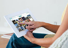 Load image into Gallery viewer, PhotoSpring (16GB) 10 inch WiFi Cloud Digital Picture Frame - Battery, Touch Screen, Plays Video and Photo Slideshows, HD IPS Display, iPhone &amp; Android app (White - 15,000 Photos)
