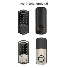 Load image into Gallery viewer, [2021 New]Smart Door Lock, SMONET Smart Keypad Deadbolt Lock Bluetooth Keyless, Touchscreen Enable Physical Keys, Auto Lock, Remotely Share,Send eKey,Free APP Control for Home, Hotel, Apartment,Silver
