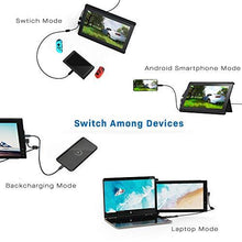 Load image into Gallery viewer, Mobile Pixels Trio Max Portable Monitor, 14'' Full HD IPS Dual Triple monitor for laptops, USB C/USB A powered portable display,Windows/OS/Android/Switch Compatible (One Monitor Only)
